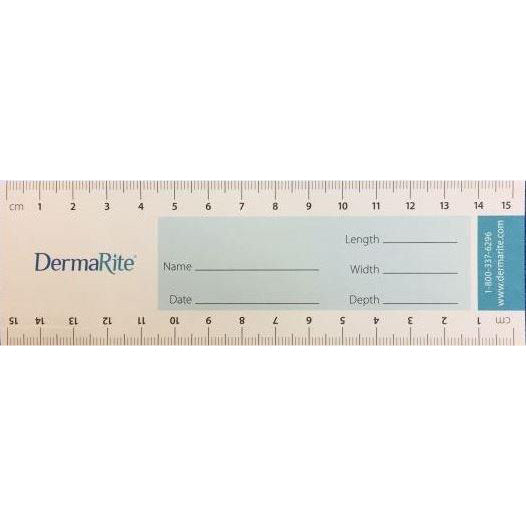 Image of Derma-Rite Wound Measuring Guide (50 Count)