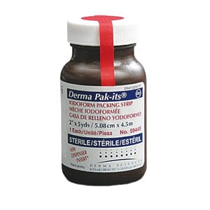 Derma Sciences Iodoform Packing Strip Jar 1/4