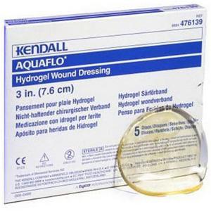 Dermacea Aquaflo Hydrogel Wound Dressing Disc 4-3/4