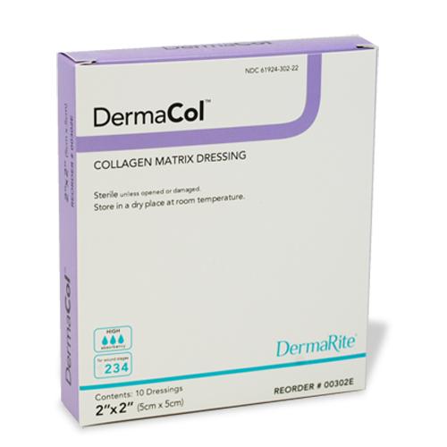 Image of Dermarite DermaCol™ Collagen Matrix Wound Dressing, 2" x 2"