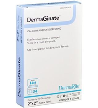 Image of Dermarite DermaGinate™ Calcium Alginate Wound Dressing, 2" x 2"