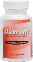 Image of Devrom® Capsules Internal Deodorant, Lactose-free