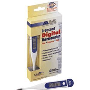 Image of Digital Thermometer 9 Second Reading Large Slim