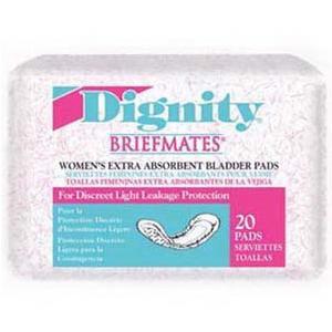 Image of Dignity UltraShield Absorbent Liners for Light to Moderate Protection, 7.5" x 15.4"