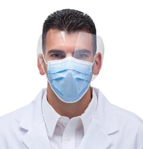 Image of Disposable Surgical Face Mask W/Shield (Box of 25)
