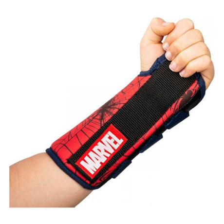 Image of DJO Advantage Comfort Wrist Brace, Pediatric, Left, Marvel Spiderman Print