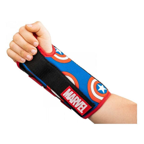 Image of DJO Advantage Comfort Wrist Brace, Youth, Right, Marvel Captain America Print