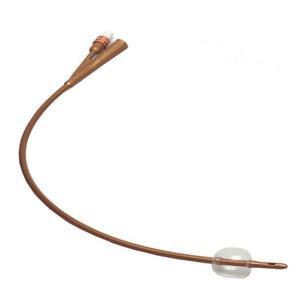 Image of Dover 2-Way Silver-Coated Silicone Foley Catheter 20 Fr 5 cc