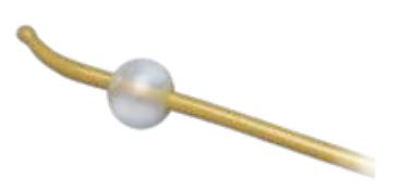 Image of Dover™ Hydrogel Coated Latex Foley Catheter, Coudé tip, 2-Way, 5cc Capacity