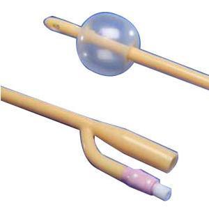 Image of Dover Pediatric 2-Way Silicone-Elastomer Coated Foley Catheter 10 Fr 3 cc