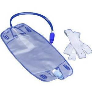 Image of Dover Urine Leg Bag with Extension Tubing, 17 oz.