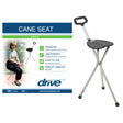 Image of Drive Adjustable Height Cane Seat, 34'' to 38'' Cane, 19'' to 22'' Seat, 9'' OD, 250 lb Capacity