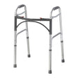 Image of Drive Deluxe Adult Folding Patient Walker, Two Button, 350 lb Capacity