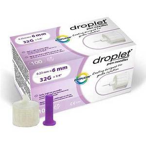 Image of Droplet Pen Needle 31G (0.25mm) x 6mm (100 count)