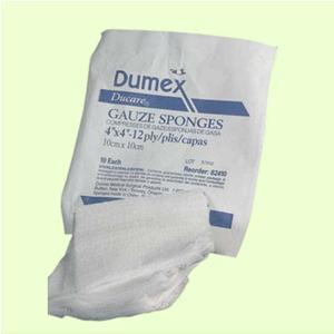 Image of Ducare Non-Sterile Woven Gauze Sponge 4" x 4", 12-Ply
