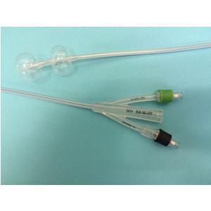 Image of Duette 100% Silicone Dual-Balloon 2-Way Foley Catheter 14 Fr