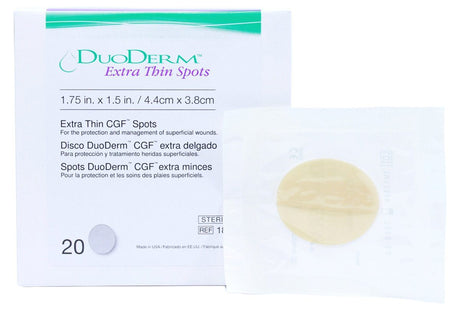 Image of DuoDERM CGF Extra Thin Dressing Oval 1.75" x 1.5"