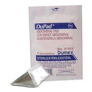 Image of Dupad Sterile Abdominal Pads, Sealed End, 8" x 7-1/2"