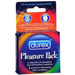 Durex Pleasure Pack Assorted Premium Lubricated Latex Condoms (3 Count Save Rite Medical Durex Pleasure Pack Assorted Premium Lubricated Latex Condoms (3 Count Save Rite Medical