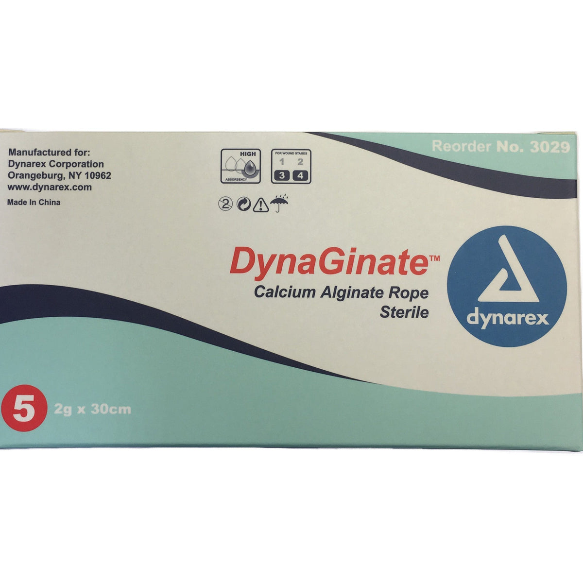 DynaGinate - Calcium Alginate Rope Dressing - 2g x 30cm – Save Rite Medical