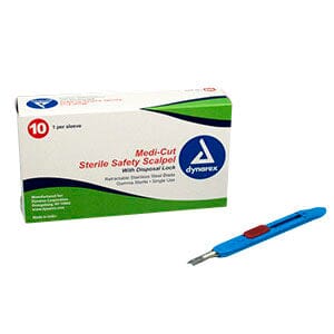 Image of Dynarex Medi-Cut™ Safety Scalpel Size 15