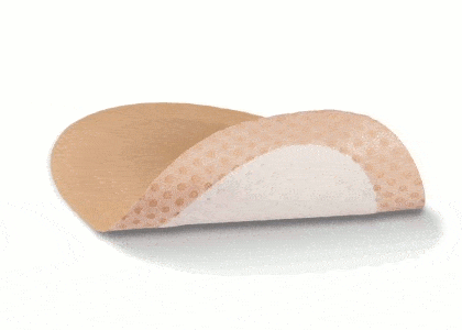 Image of Eclypse Border Oval Super Absorbent Dressing, 6" x 8"
