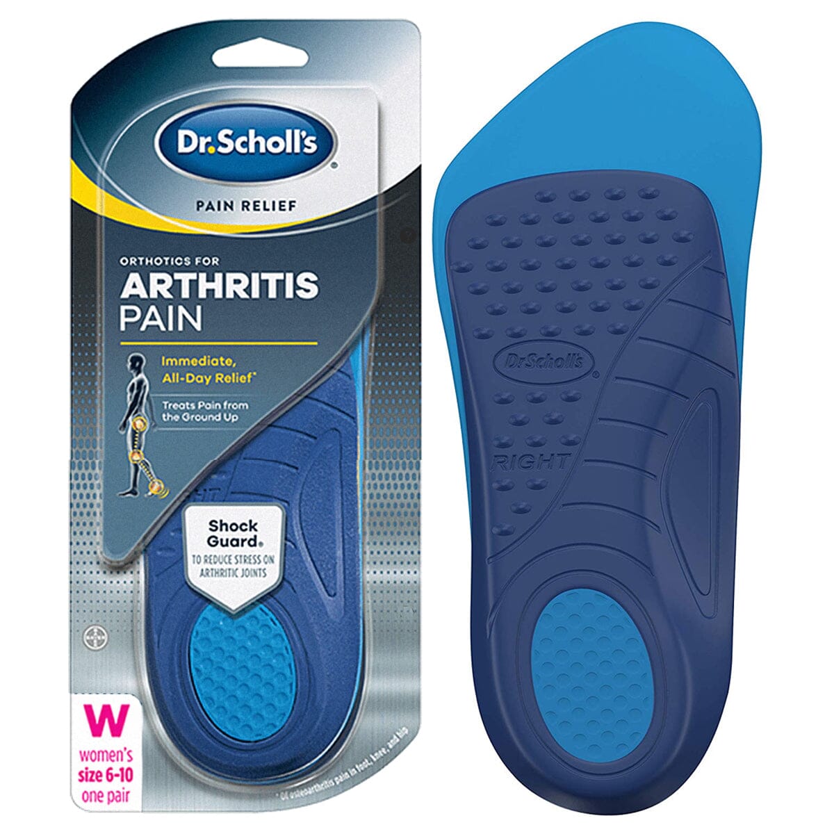 Image of Emerson Dr. Scholl's® Pain Relief Orthotic, Size 6 to 10, Female, for Arthritis Pain