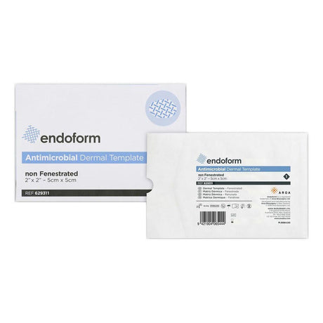 Image of Endoform Antimicrobial Dermal Template, Non-Fenestrated, 2" x 2"