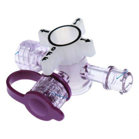 Image of ENFit Lopez Valve with Tethered Cap, Sterile