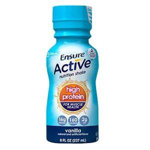 Image of Ensure® Active™ High Protein Ready-to-Drink Vanilla Shake, 8 oz Bottle