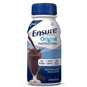 Image of Ensure® Nutritional Dark Chocolate Shake 237mL, Ready-to-Drink