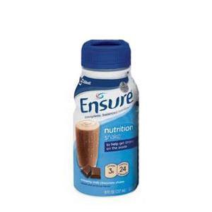 Image of Ensure® Ready-to-Drink Milk Chocolate Retail 8 oz Bottle, Gluten-free, Low-residue