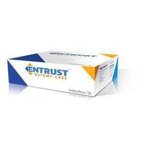 Image of Entrust 1 Piece Pre-cut 1-1/2" Stoma, Transparent, Filter, Standard Wear, 12" Closed End