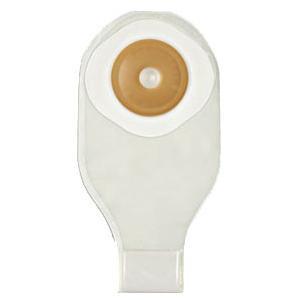 Image of Esteem + Moldable One-Piece Drainable Pouch with InvisiClose, Filter, Stomahesive, 12" One-Sided Comfort Panel Transparent, 3/4" x 1-1/8"