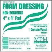 Image of Excel Foam Dressing, Non-Bordered, Fenestrated Pad, 3" x 3"