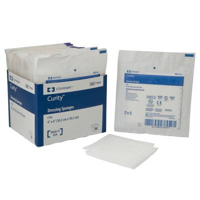 Image of Excilon Sterile Nonwoven Sponge 4" x 4" 6 ply