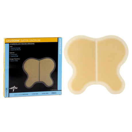 Image of Exuderm® Satin Hydrocolloid Wound Dressing, 6.4" x 6.5"