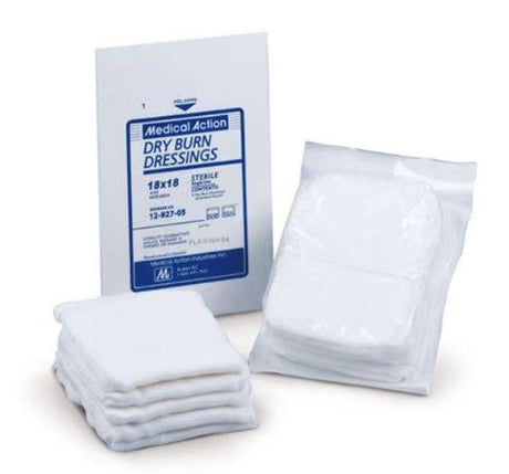 Image of Fine Mesh Sterile Dry Burn Dressing 4" x 12", 10-Ply