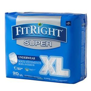 Image of FitRight Super Protective Underwear, X-Large 56" - 68"