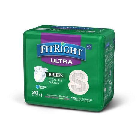 Image of FitRight Ultra Cloth-Like Brief, Small 20"-33"