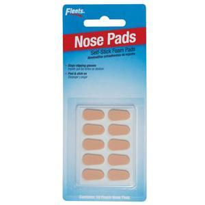 Image of Flents Nose Pads Self-Stick Foam, Peach