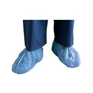 Image of Fluid-Resistant Dura-Fit, Anti-Skid SMS Shoe Covers, X-Large