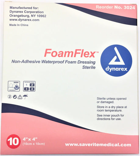 Image of FoamFlex Non-Adhesive Waterproof Foam 4" x 4"