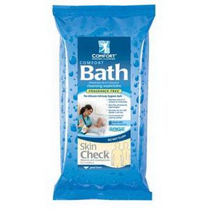 Image of Fragrance-Free Comfort Bath Cleansing Washcloths