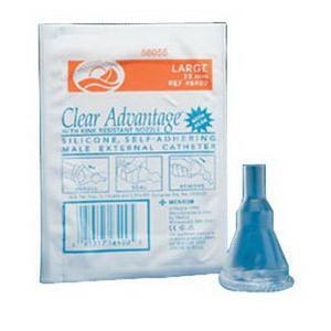 Image of Freedom Clear Advantage Self-Adhering Male External Catheter, 31 mm