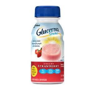 Image of Glucerna® Shake Ready-to-Drink Creamy Strawberry with Carb Steady® 8 oz/237mL Bottle