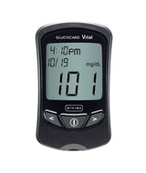 Image of Glucocard Vital Blood Glucose Meter Kit, Black