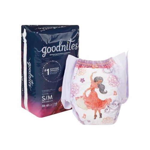 Image of GoodNites Disposable Underwear for Girls Small/Medium Jumbo