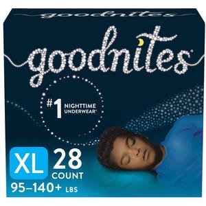 グランドホールセール 28 - XL Size - Boys - Pants Bedtime Goodnites® Count Package / クラブ