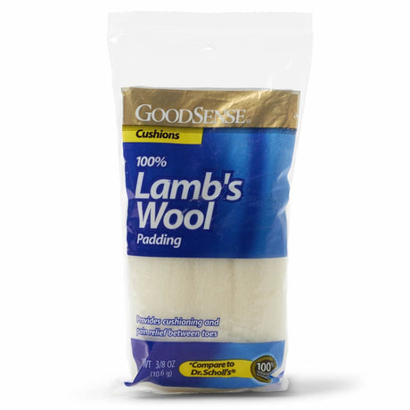 Image of GoodSense® Lamb's Wool Padding 3/8 oz, Cushions and Separates Toes
